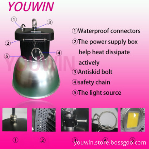 220/240V Mean Well bridgelux warehouse LM80 saa 150w led highbay light